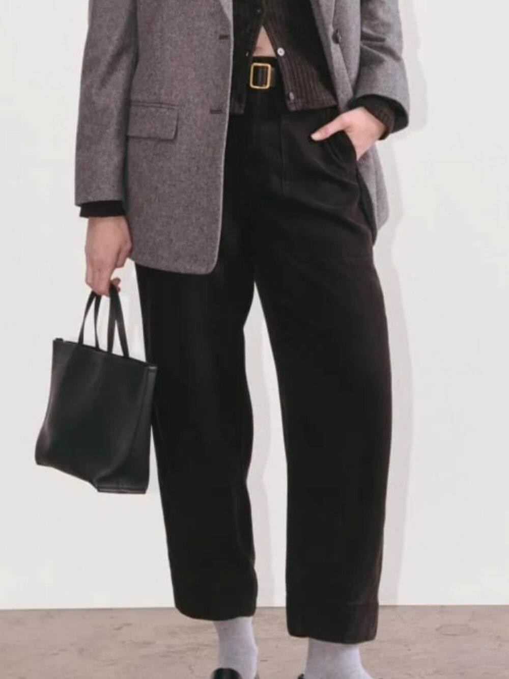 Everlane Utility Pants in Buttersoft, black size 4